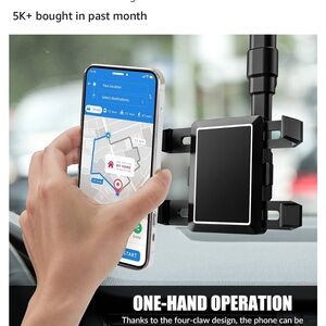 SXhyfi Rear View Mirror Phone Holder